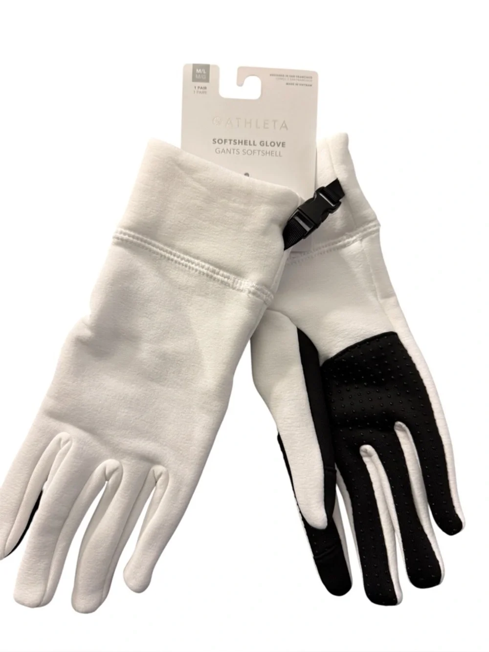 Athleta Soft shell Glove 2.0 in Bright White| Size: M/L